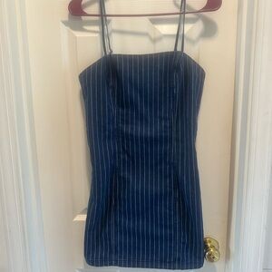 NWT Blue Striped Dress